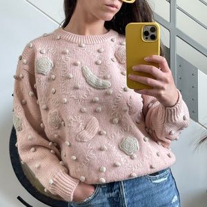 Vintage pink sweater